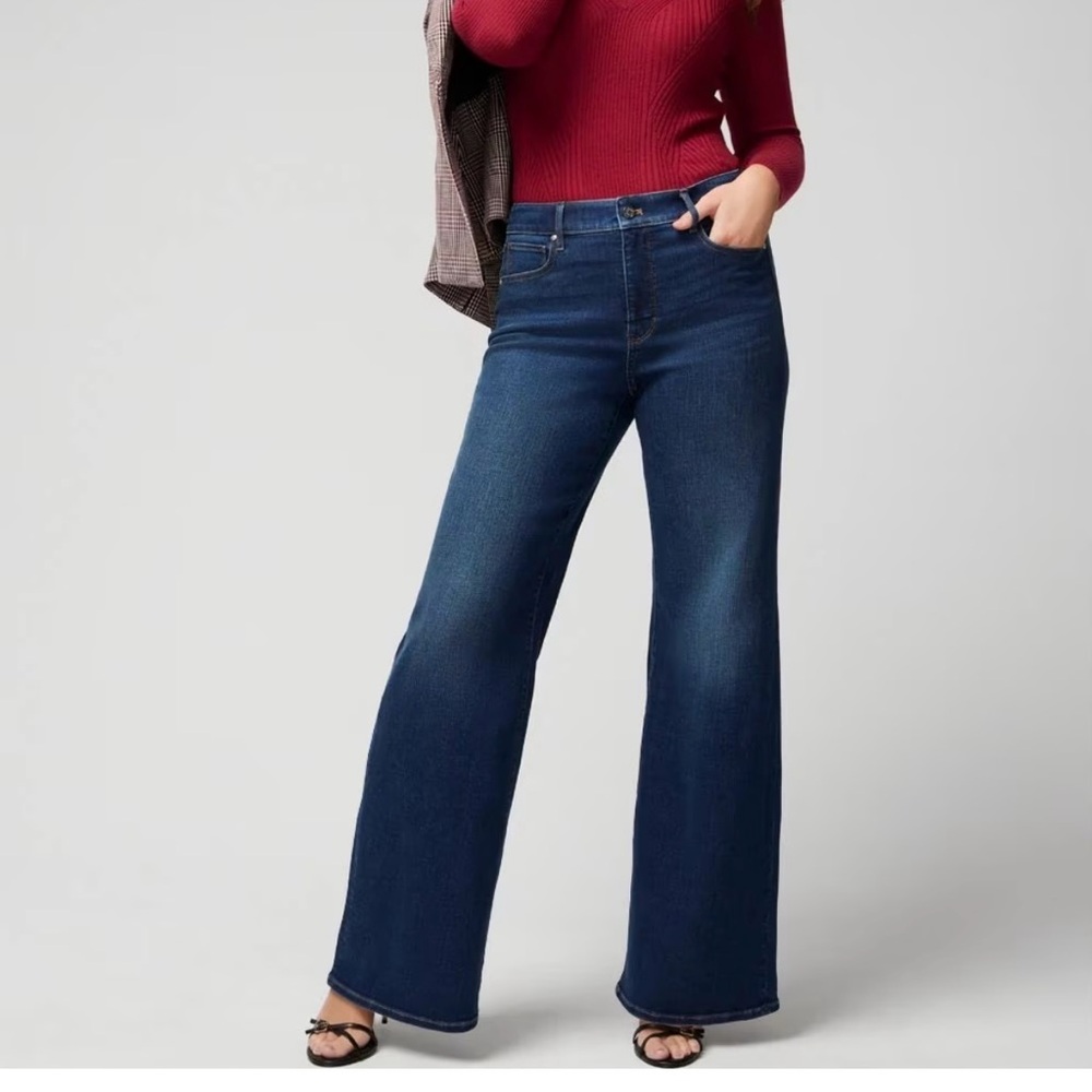 White House’s Black Market wide leg jeans. Size 2. Barely worn.